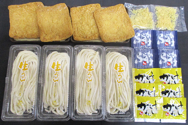 特選生うどんセット（ぶっかけ・大判きつね） 